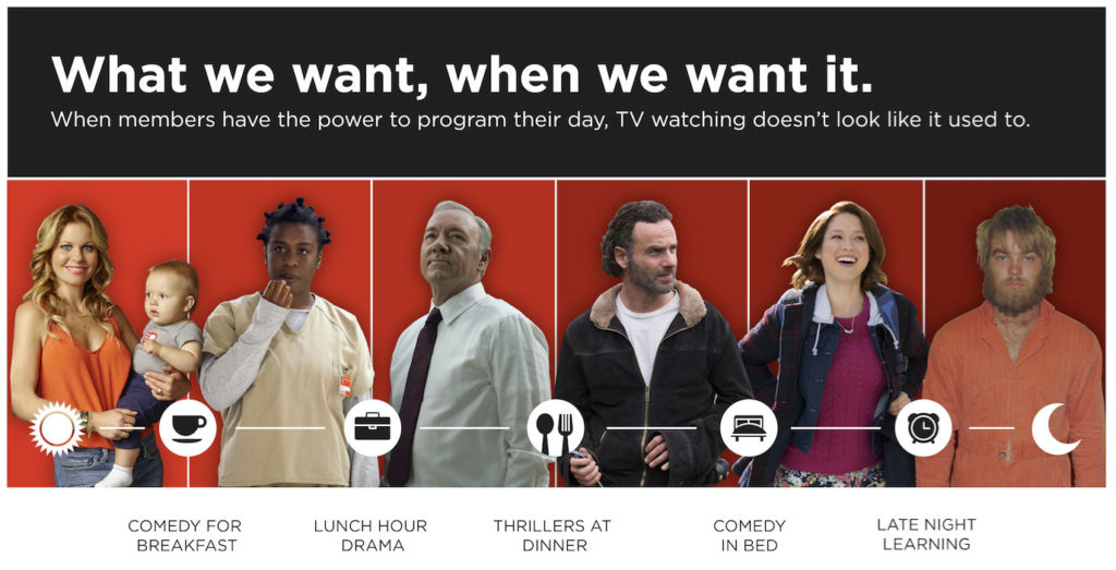 Netflix - What we want, when we want it