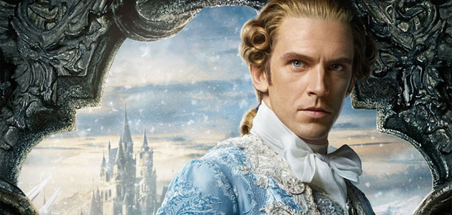 Dan Stevens from the Beauty and the Beast movie poster