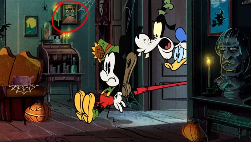 a scene from the scariest story ever a mickey mouse halloween spooktacular