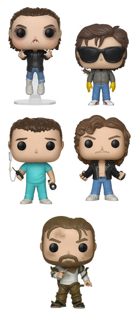 Funko Pop! Stranger Things season 2 Eleven, Steve, Bob, billy, and Hopper