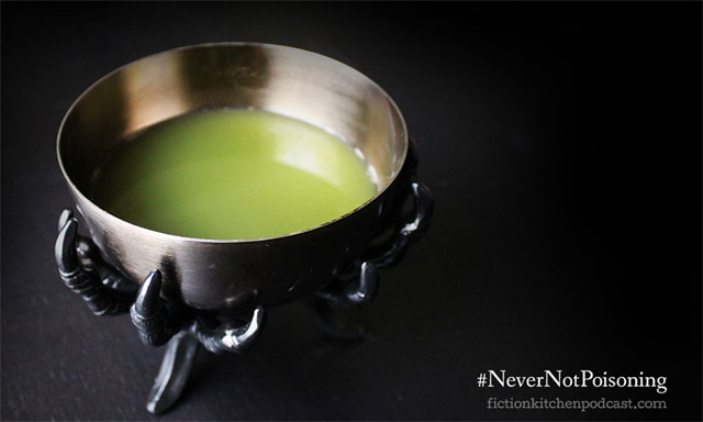 Poisonous Soup (Matcha Broth) inspired by The Nightmare Before Christmas