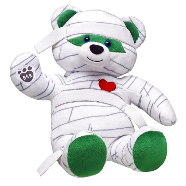 BUILD-A-BEAR Halloween White BOORIFIC GHOST Buddies Smallfrys Mini BOO SHIRT