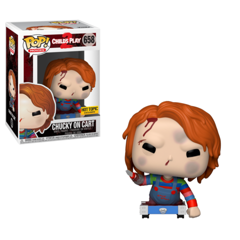 Hot Topic exclusive Chucky on Cart from Child's Play 2 Pop! figure