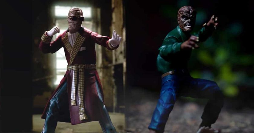 Jada Toys' Invisible Man and The Wolf Man six-inch action figures