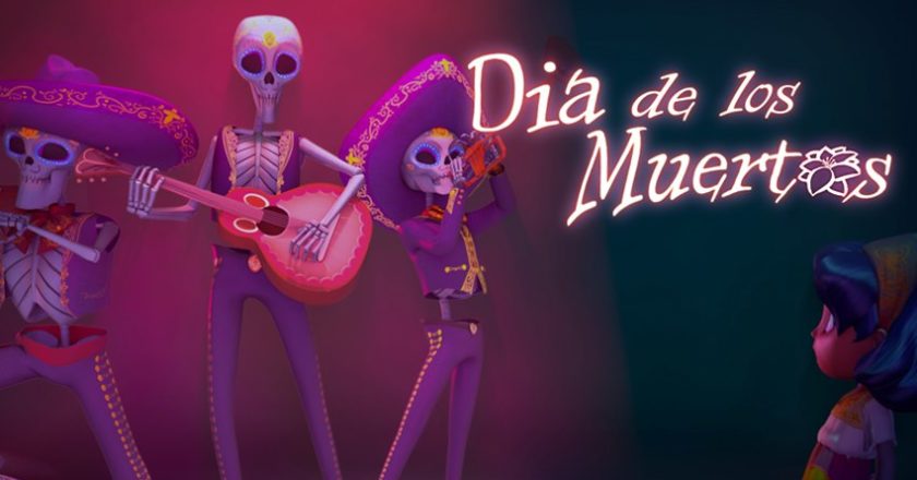 Skeleton mariachi from Dia de los Muertos