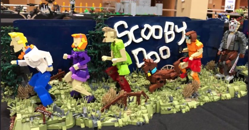 Tim Lydy's Scooby-Doo display from Brickworld Chicago