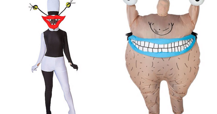 Oblina and Krum Aaahh!!! Real Monsters costumes