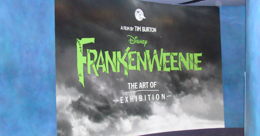 Frankenweenie The Art of Exhibition marquee