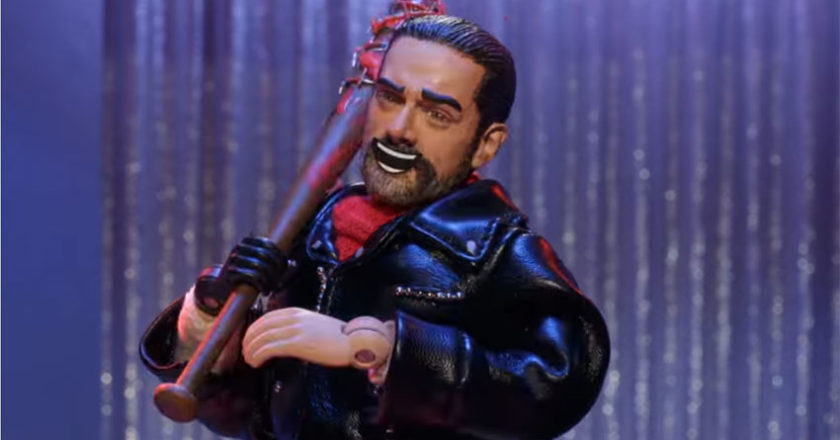 Negan puppet from the Robot Chicken Walking Dead Special