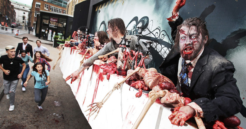 Thorpe Park Walking Dead Billboard