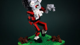"Dancing Zombie" made out of LEGO