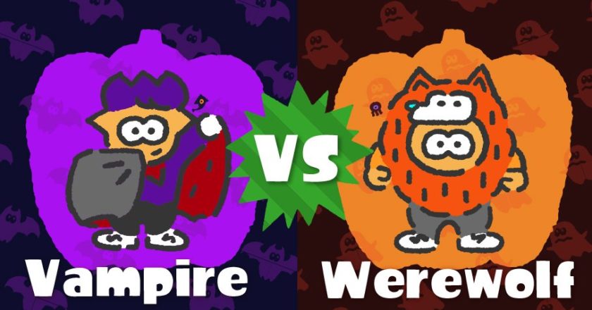 Vampire vs Werewolf Splatfest