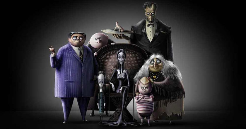 The Addams Family animated movie artwork