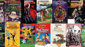 Collage of Halloween ComicFest comics