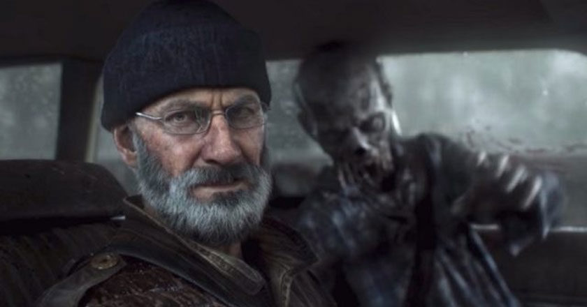 Screen cap from Overkill's The Walking Dead trailer