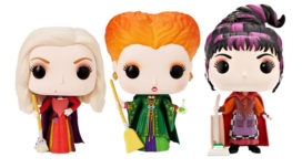 Sarah, Winifred and Mary Pop! figures