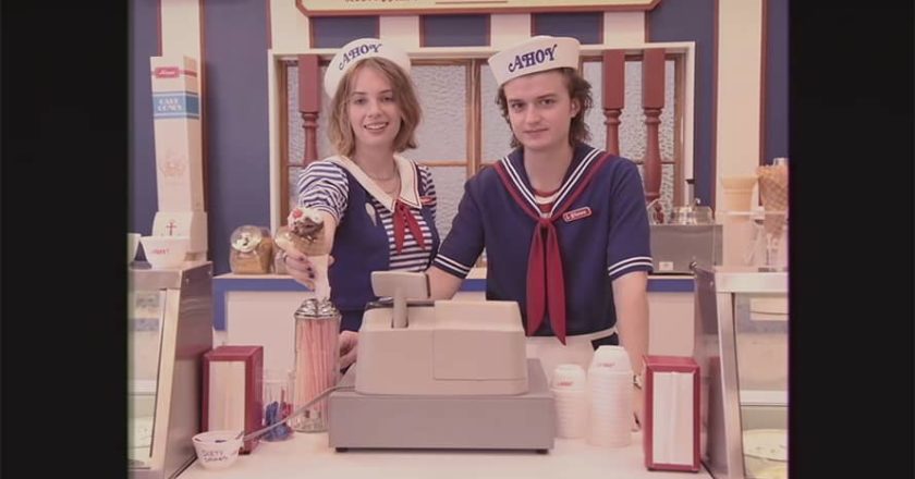 Scoops Ahoy ice cream shop in the Stranger Things Season 3 Teaser