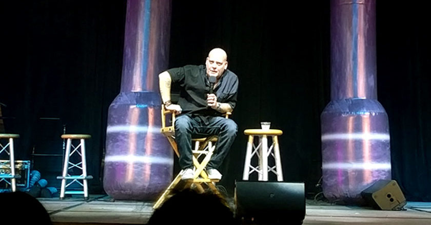 George C. Romero speaking at ScareLA 2018