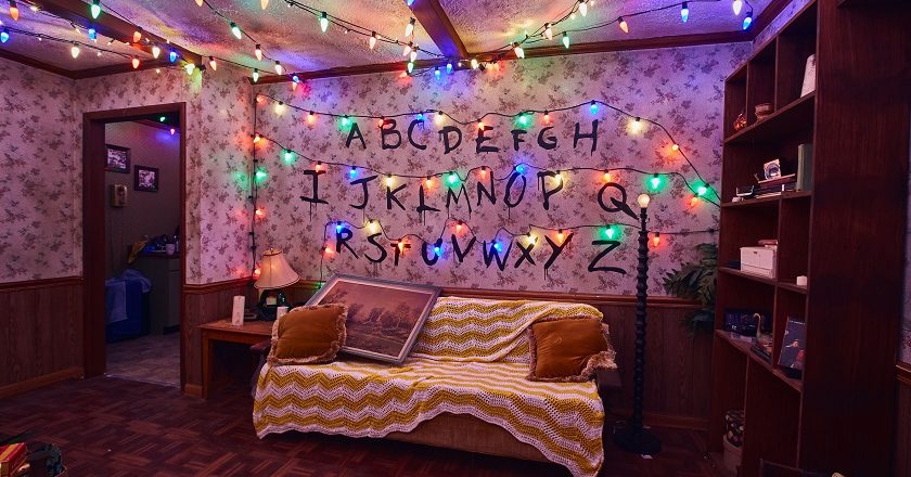 Joyce's alphabet light wall preview image