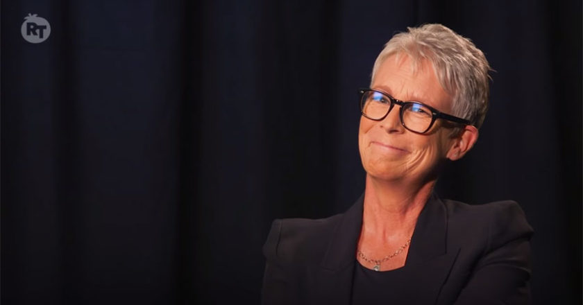 Jamie Lee Curtis during an interview with Rotten Tomatoes about "Halloween" 1978