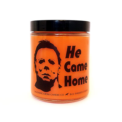 He Came Home Candle featuring Michael Myers from "Halloween"