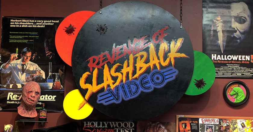 Revenge of Slashback Video sign