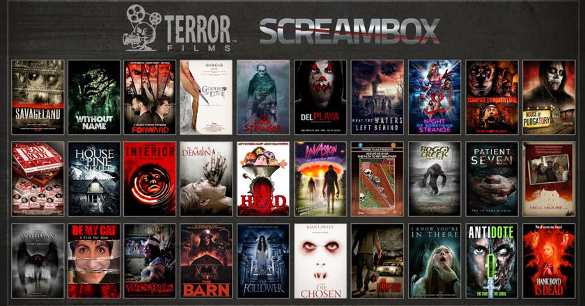 Image of the Terror Films coming to Screambox