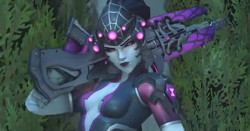 Spider Widowmaker skin from Overwatch Halloween Terror 2018