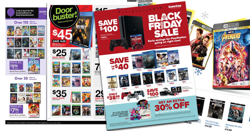 Black Friday 2018 ads from Walmart, Target, GameStop and Best Buy