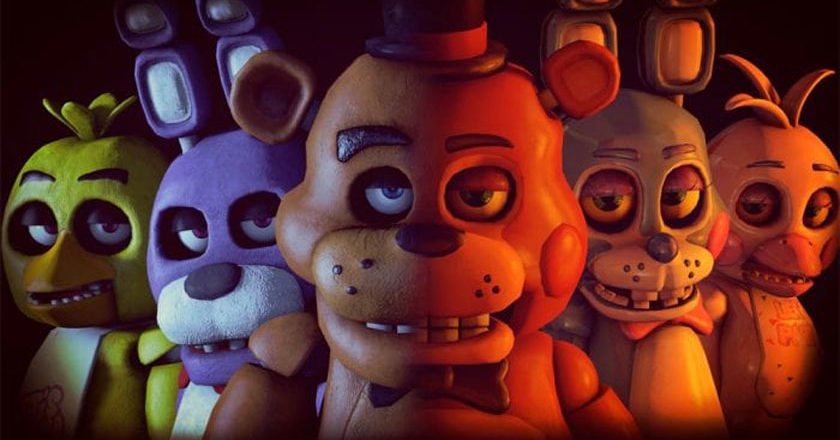 The Five Nights at Freddy's animatronics