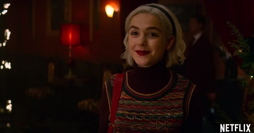 Sabrina Spellman from the Chilling Adventures of Sabrina: A Midwinter's Tale trailer