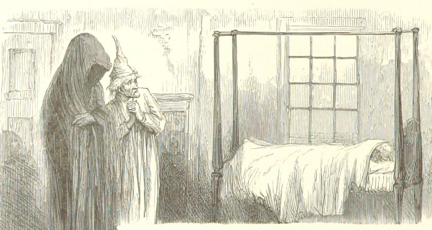 picture Spooky Christmas Song telling ghost stories
