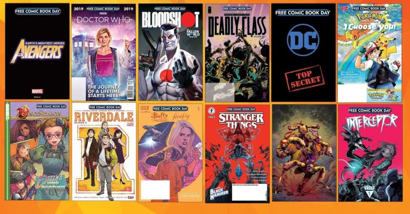 Free Comic Book Day 2019 Gold Sponsor Covers