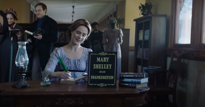 Evan Rachel Wood portraying Mary Shelley in Comedy Central's Drunk History