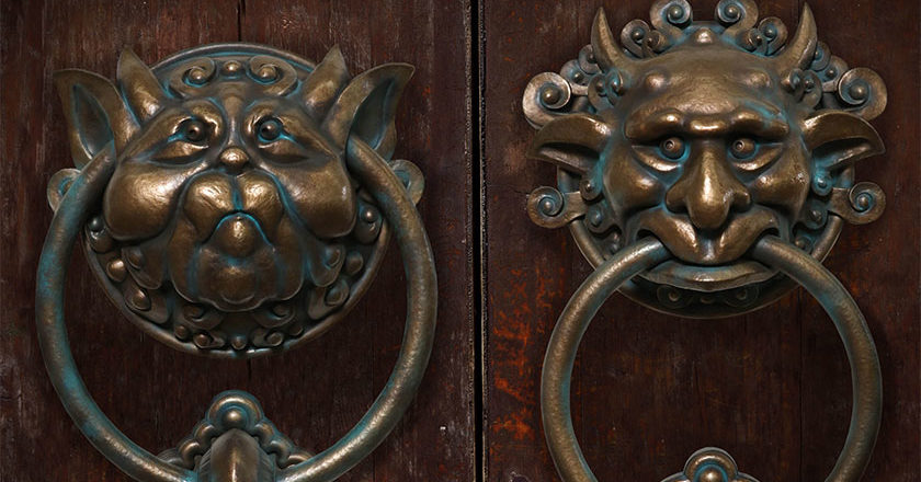 Set of Labyrinth Door Knocker Replicas from Chronicle Collectibles