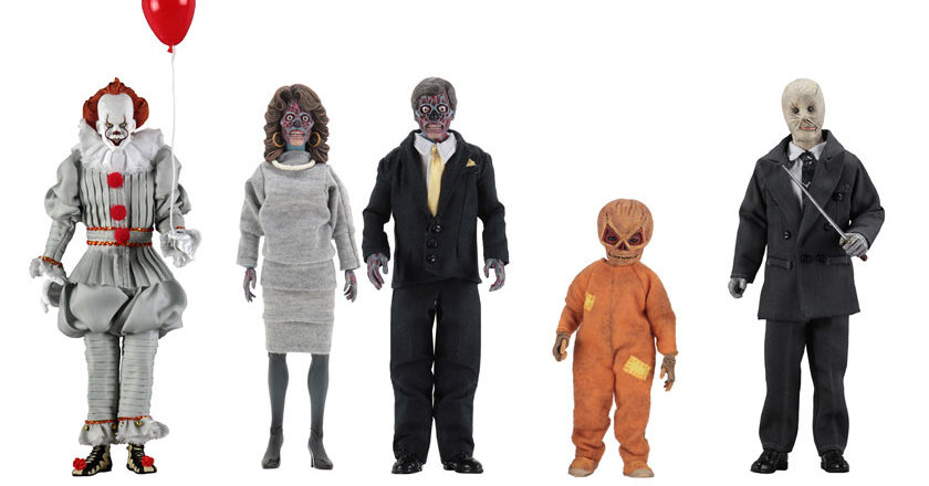 Pennywise, They Live, Trick R Treat, and Nightbreed clothed action figures