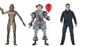 The Shape of Water, Pennywise, and Michael Myers NECA action figures