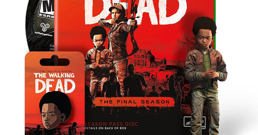 Closeup of The Walking Dead The Telltale Series The Final Season Collectors Edition on Xbox One