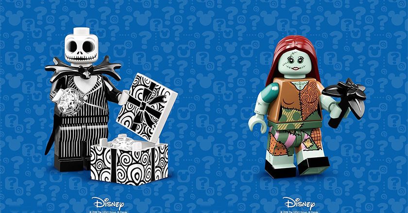 Nightmare Before Christmas Jack and Sally Minifigures