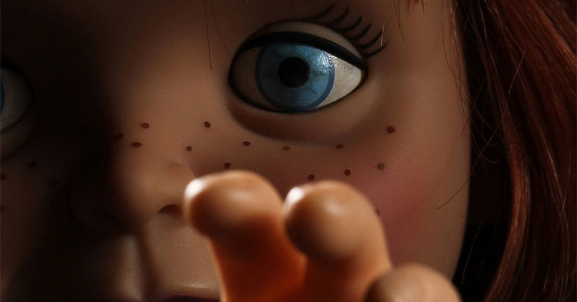 Closeup of Mezco Toyz' Talking Good Guy Chucky