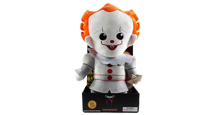 IT Pennywise the Dancing Clown HugMe Shake Action Vibrating Plush in packaging