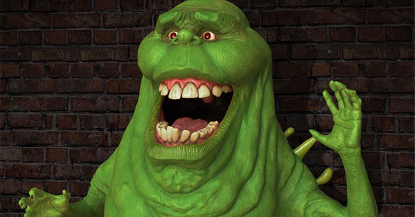 Lifesize Slimer Wall Sculpture