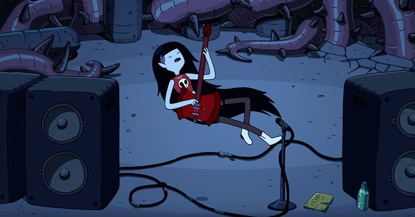 Marceline performing "Slow Dance" on Adventure Time