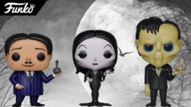 Gomez, Morticia, and Lurch Pop! figures