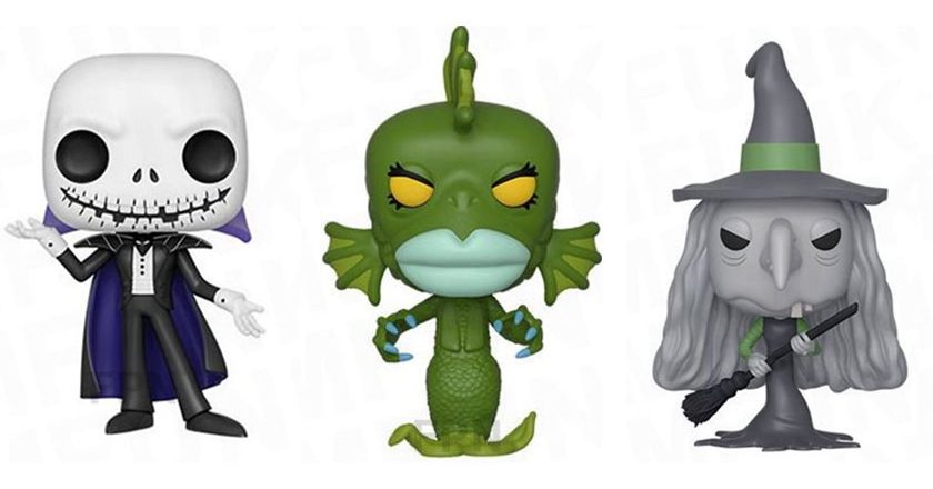 Leaked images for Vampire Jack, Undersea Gal, and Witch Pop! figures