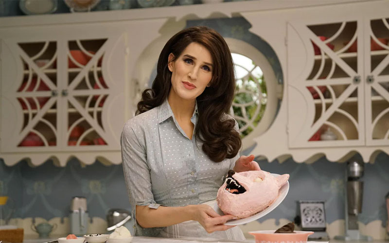 Christine McConnell in her fictitious kitchen in "The Curious Creations of Christine McConnell"