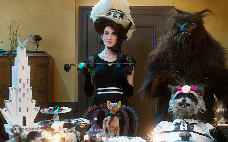 Christine McConnell with Edgar, Rankle, and Rose