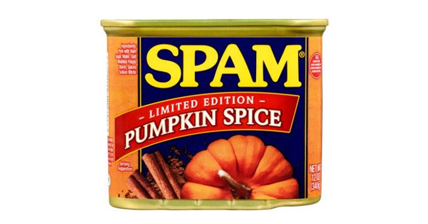 Pumpkin Spice Spam