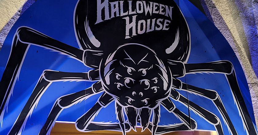Freeform Halloween House entrance