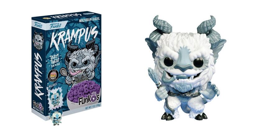 Krampus FunkO's Cereal and FYE exclusive Krampus Pop! figure